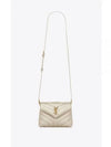 Loulou Toy Matelasse Shoulder Bag Blanc Vintage - SAINT LAURENT - BALAAN 2