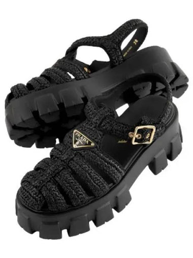 monolith cage sandals - PRADA - BALAAN 1