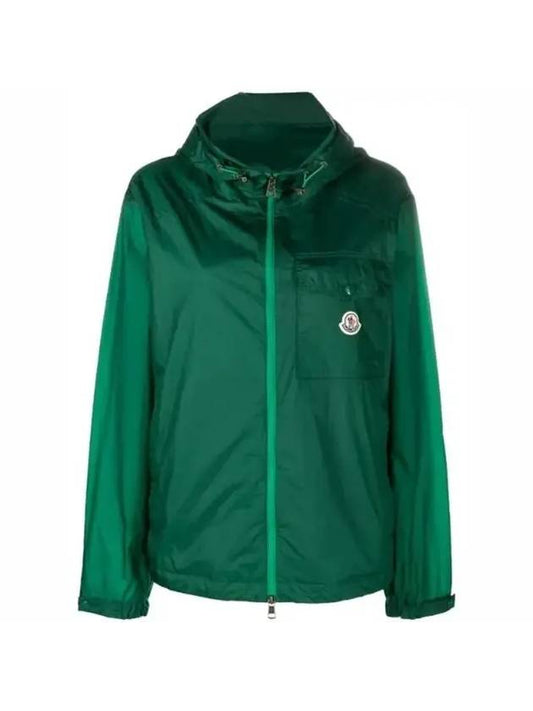 Men's Samakar Zip Up Hoodie Green - MONCLER - BALAAN 1