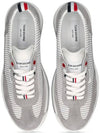 Tech Runner Panel Low Top Sneakers Grey - THOM BROWNE - BALAAN 5