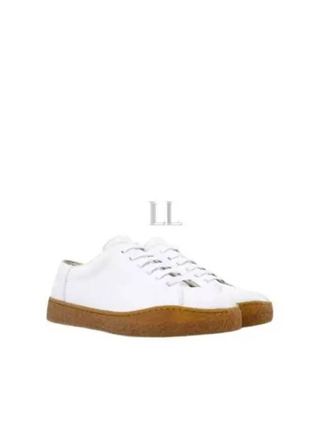 Men's Peu Terreno Leather Low Top Sneakers White - CAMPER - BALAAN 2