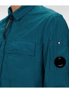 Taylon L Zip-up Jacket Blue - CP COMPANY - BALAAN.