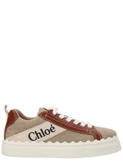 Lauren Leather Converse Low Top Sneakers Brown - CHLOE - BALAAN 2