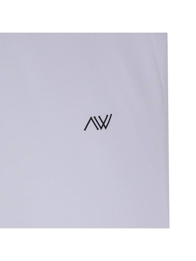 WOMEN NECK JACQUARD LOGO SHORT T SHIRTWH - ANEWGOLF - BALAAN 7