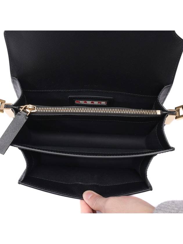 Trunk East West Shoulder Bag Black - MARNI - BALAAN 7