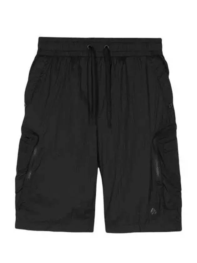 Elastic Waistband Cargo Shorts Black - MOOSE KNUCKLES - BALAAN 2