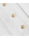 Gold plated white vest jacket - GUCCI - BALAAN 5