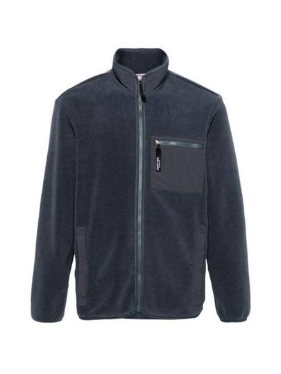 Men's Synchilla Fleece Zip-Up Jacket Smolder Blue - PATAGONIA - BALAAN 2