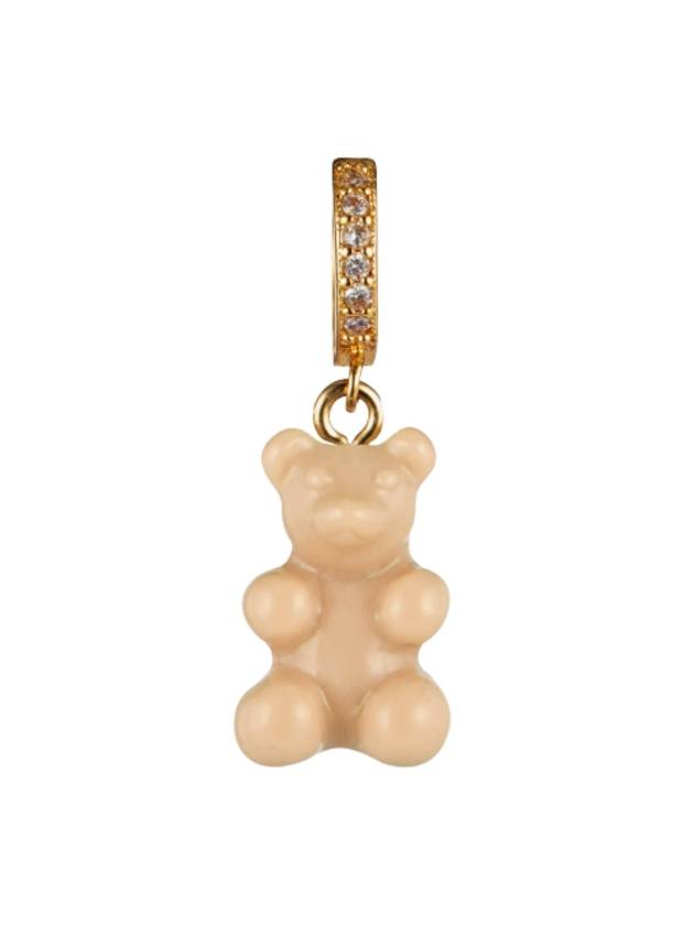 Nostalgia Bear Fave Connector Pendant Salt Caramel - CRYSTAL HAZE - BALAAN 1