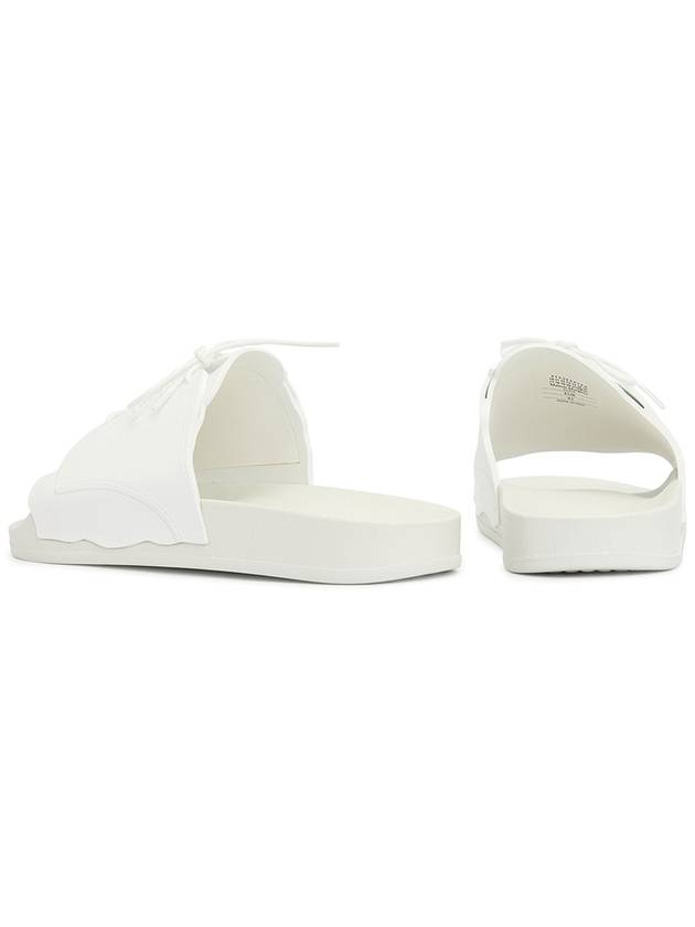 Men's Lace Up Pool Slippers White - MAISON MARGIELA - BALAAN 7