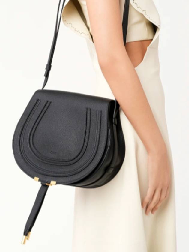 Marcie Medium Shoulder Bag Black - CHLOE - BALAAN 5