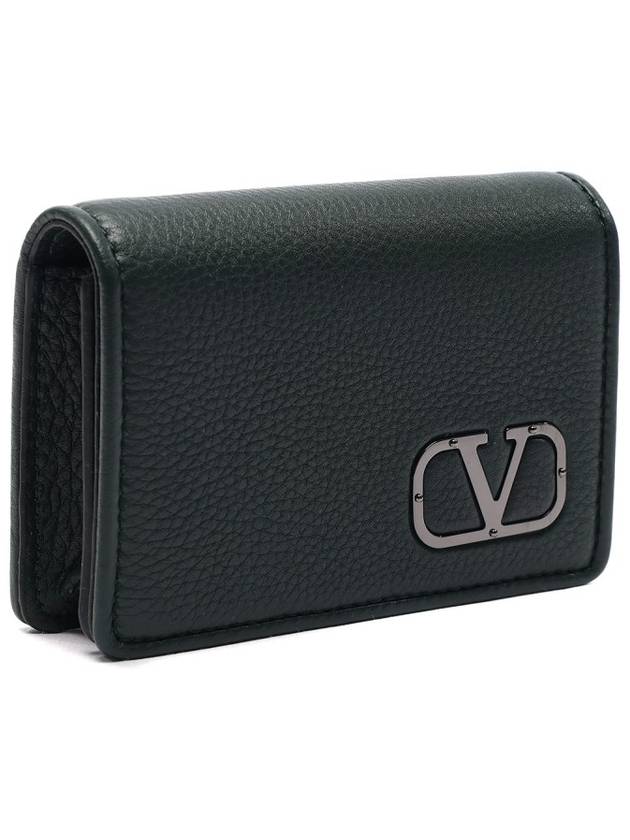 Men's V Logo Business Card Card Wallet - VALENTINO - BALAAN 3