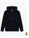 Signature Logo Hooded Top Black - SAINT LAURENT - BALAAN 2