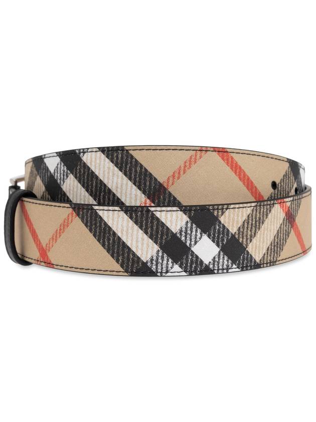 Burberry Reversible Belt, Men's, Beige - BURBERRY - BALAAN 3