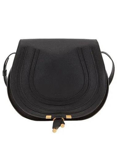 Marcie Medium Shoulder Bag Black - CHLOE - BALAAN 1