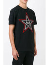 11th Anniversary Star Logo Short Sleeve TShirt Black HMAA001F15001003 1020 - HBA HOOD BY AIR - BALAAN 3