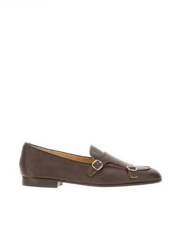 Double buckle leather loafers 270134 - DOUCAL'S - BALAAN 1