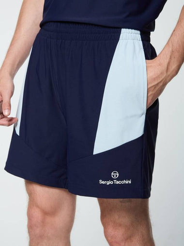 ANGOLO SHORT STF24M50932 MARITIME BLUE shorts - SERGIO TACCHINI - BALAAN 1