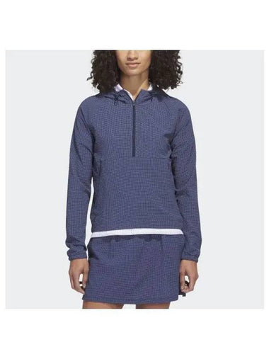 adidas GOLF seersucker quarter zip hoodie HS8971 - ADIDAS GOLF - BALAAN 1