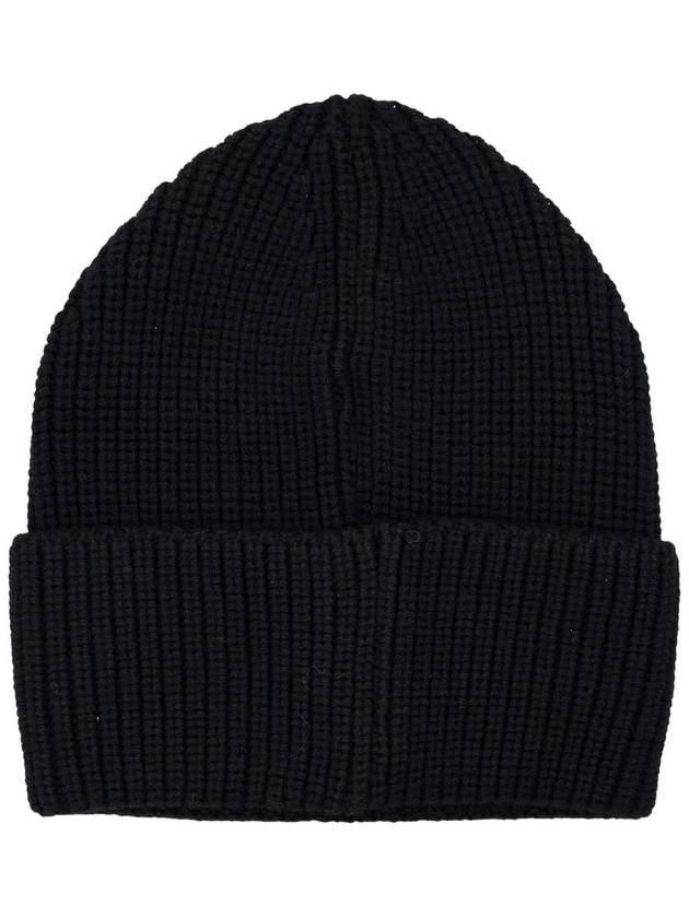 Classic Rib Beanie Black - PALM ANGELS - BALAAN 3