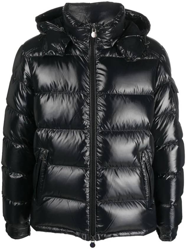 Men's Maya Short Down Padding Black - MONCLER - BALAAN 3