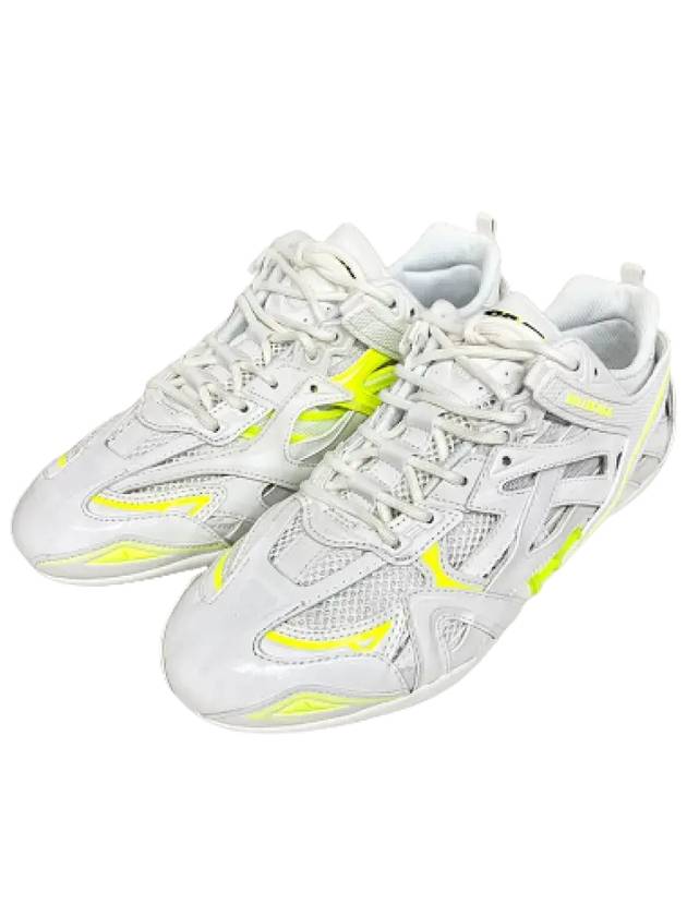 Drive Low Top Sneakers Fluo Yellow White - BALENCIAGA - BALAAN 3