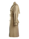 Candida Double Breasted Trench Coat Showerproof Fabric Camel - MAX MARA - BALAAN 4