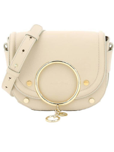 Grain Leather Mara Cross Bag Cement Beige - CHLOE - BALAAN 1