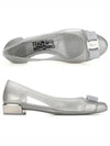 Vara Bow Jelly Ballet Flat Silver - SALVATORE FERRAGAMO - BALAAN 3