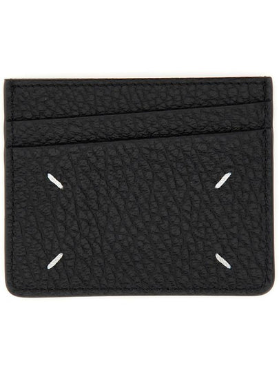 Four Stitch Card Wallet Black - MAISON MARGIELA - BALAAN 2