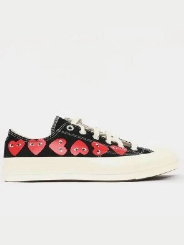 AZ K126 Chuck Taylor Multi Heart Unisex Low Top Sneakers 1318358 - COMME DES GARCONS - BALAAN 1