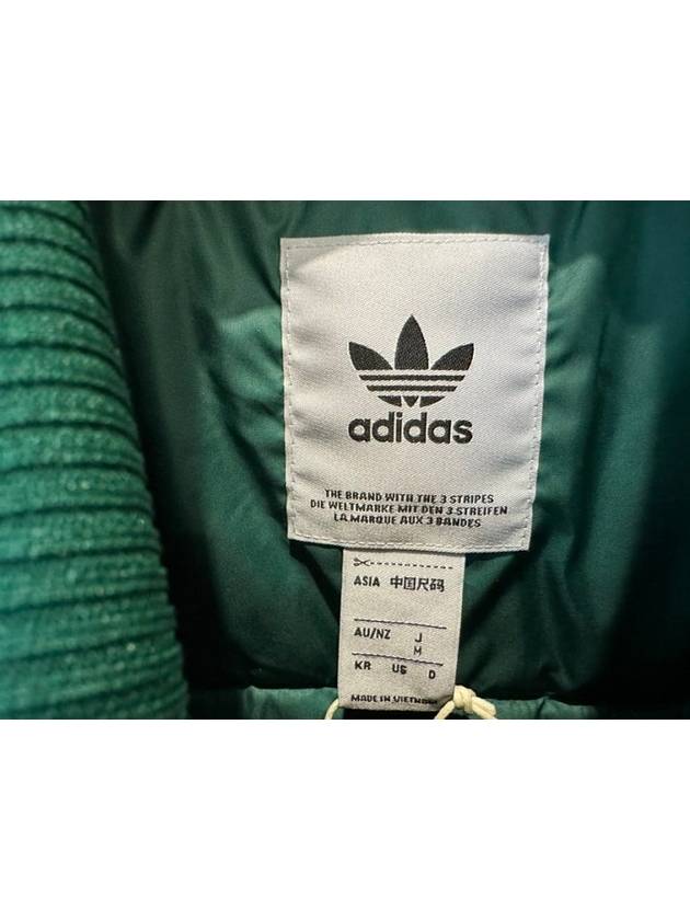 Premium Collegiate Varsity Bomber Jacket Green - ADIDAS - BALAAN 5