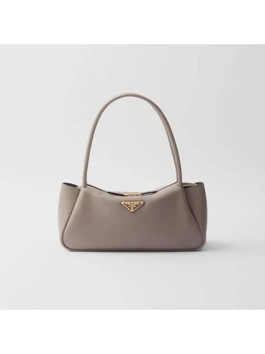 Triangle Logo Medium Shoulder Bag Traveltine - PRADA - BALAAN 1