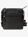 Micro GG Ssima Canvas Messenger Bag Black - GUCCI - BALAAN 3