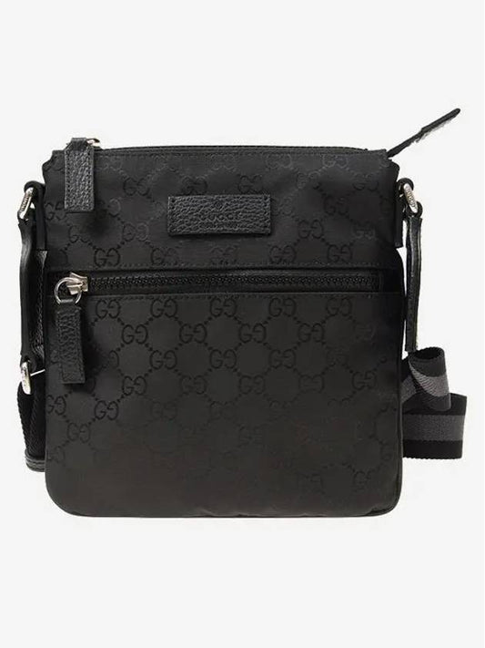 Micro GG Ssima Canvas Messenger Bag Black - GUCCI - BALAAN 2