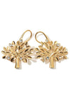 Tree Drop Earrings Gold - MULBERRY - BALAAN 1