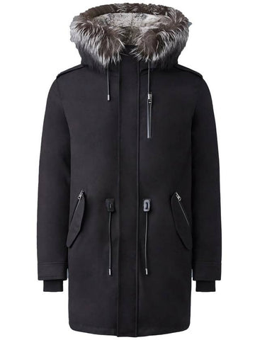 Moritz Rabbit Fur Lined Twill Parka - MACKAGE - BALAAN 1