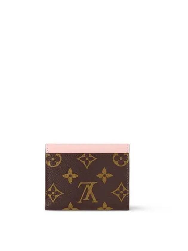 Zoe Monogram Flap Half Wallet Rose Ballerine - LOUIS VUITTON - BALAAN 4