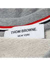 4 Bar Loopback Jersey Sweatshirt Light Grey - THOM BROWNE - BALAAN 5