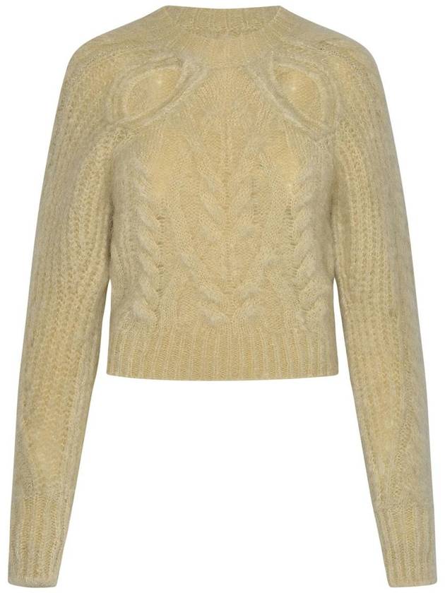 mohair wool knit top beige - ISABEL MARANT - BALAAN 2