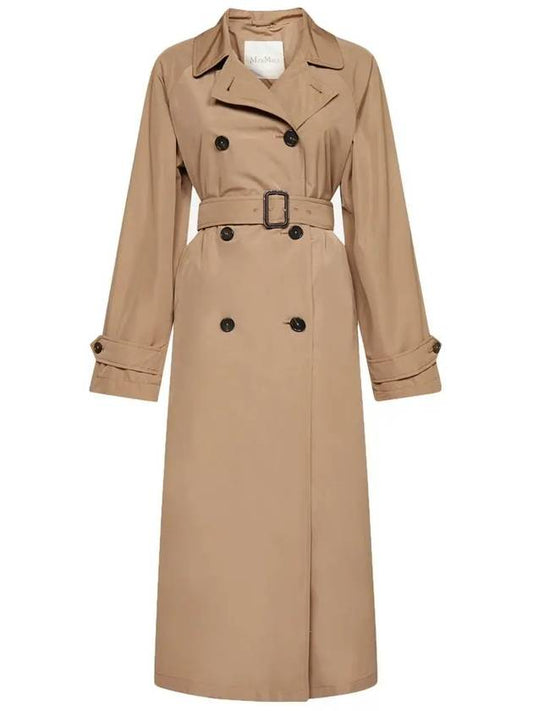 22SS I’m Pre Trench Coat Dark Camel 90210527 005 - MAX MARA - BALAAN 2