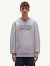 Lettering Logo Sweatshirt Gray SWIM 408M - AUTRY - BALAAN 2