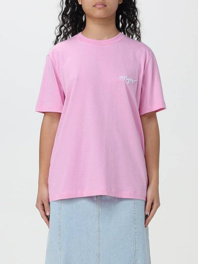 chest logo crew neck t-shirt - MSGM - BALAAN 2