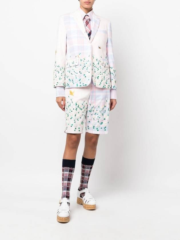 Funmix Check Classic Long Sleeve Shirt Light Pink - THOM BROWNE - BALAAN 3