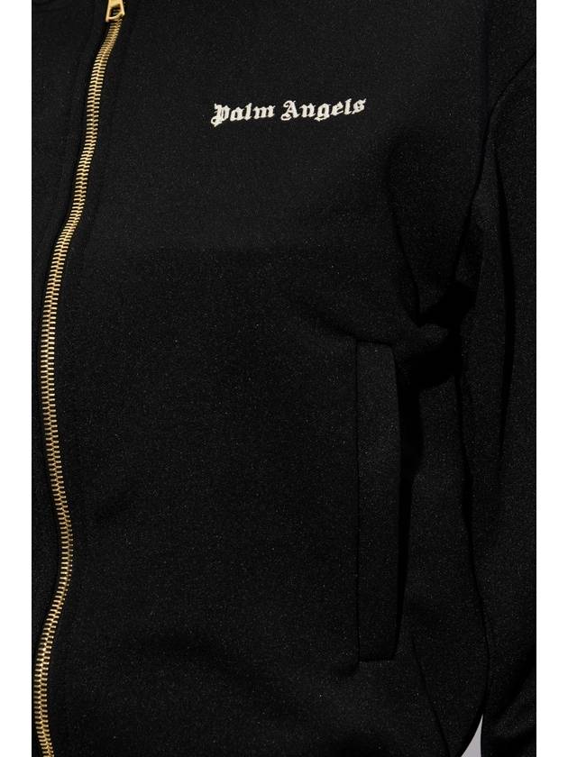 Hooded Sweatshirt PWBD050S24FAB001 1003 Black - PALM ANGELS - BALAAN 6