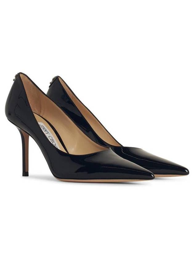 Jimmy Choo 'Love' Black Leather Pumps - JIMMY CHOO - BALAAN 2