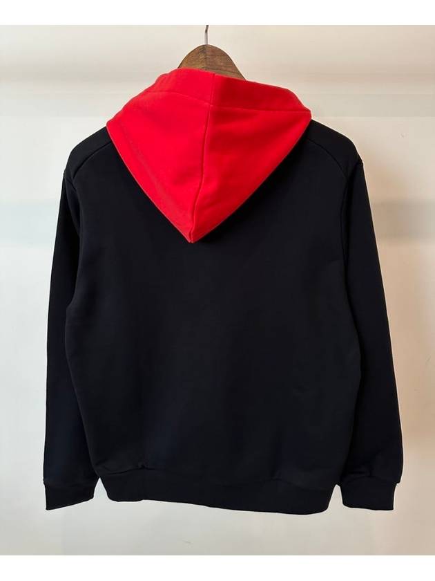 Kids Hooded Sweatshirt M01222 M00NF 0M900 Black Red 14A - MARNI - BALAAN 3