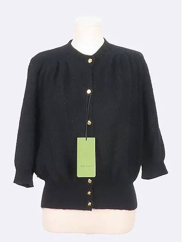 Smith Market used luxury goods black cardigan women s clothing - GUCCI - BALAAN 1