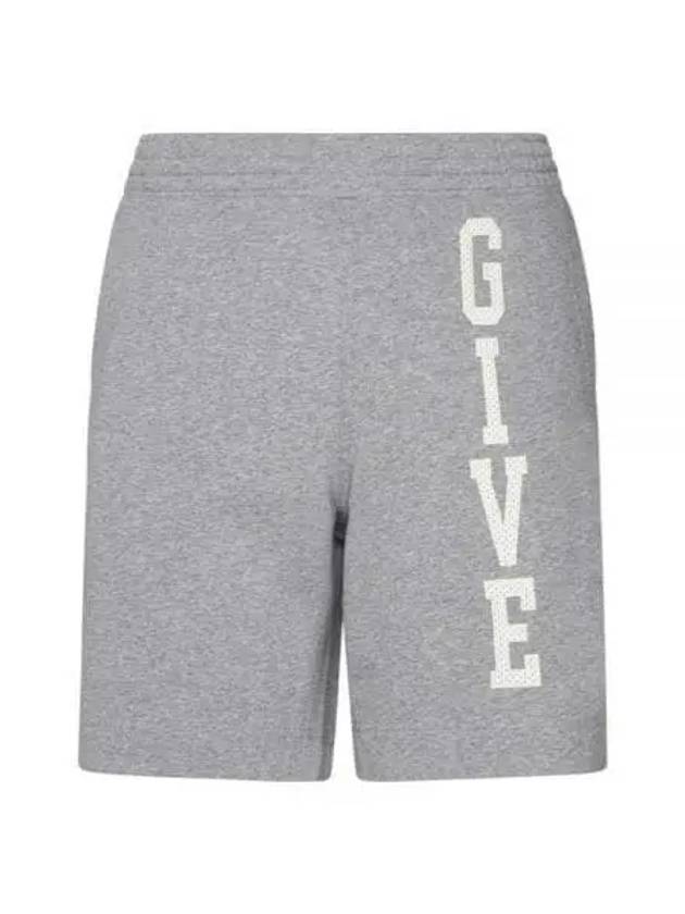 College Bermuda Cotton Shorts Grey - GIVENCHY - BALAAN 2