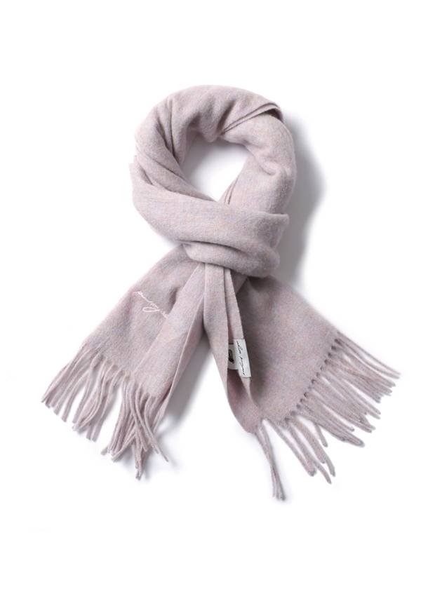 Virgin Wool 100 Muffler Aurora Pink - WHITE PROJECT - BALAAN 4